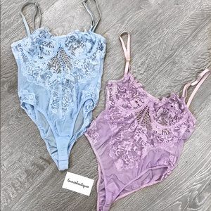 Purple Lace bodysuit